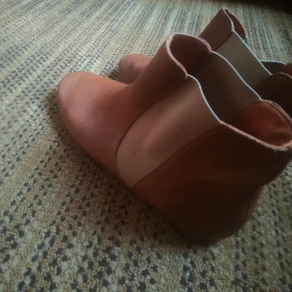 Isabel Marant Brown Leather Western Vibe Chelsea Boots Size EU 40 / US 9.5 - Picture 4 of 16